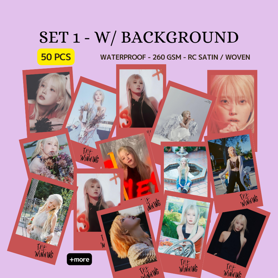 50PCS - INSTAX MINI | IU THE WINNING ALBUM INSPIRED PHOTO PRINTS ...