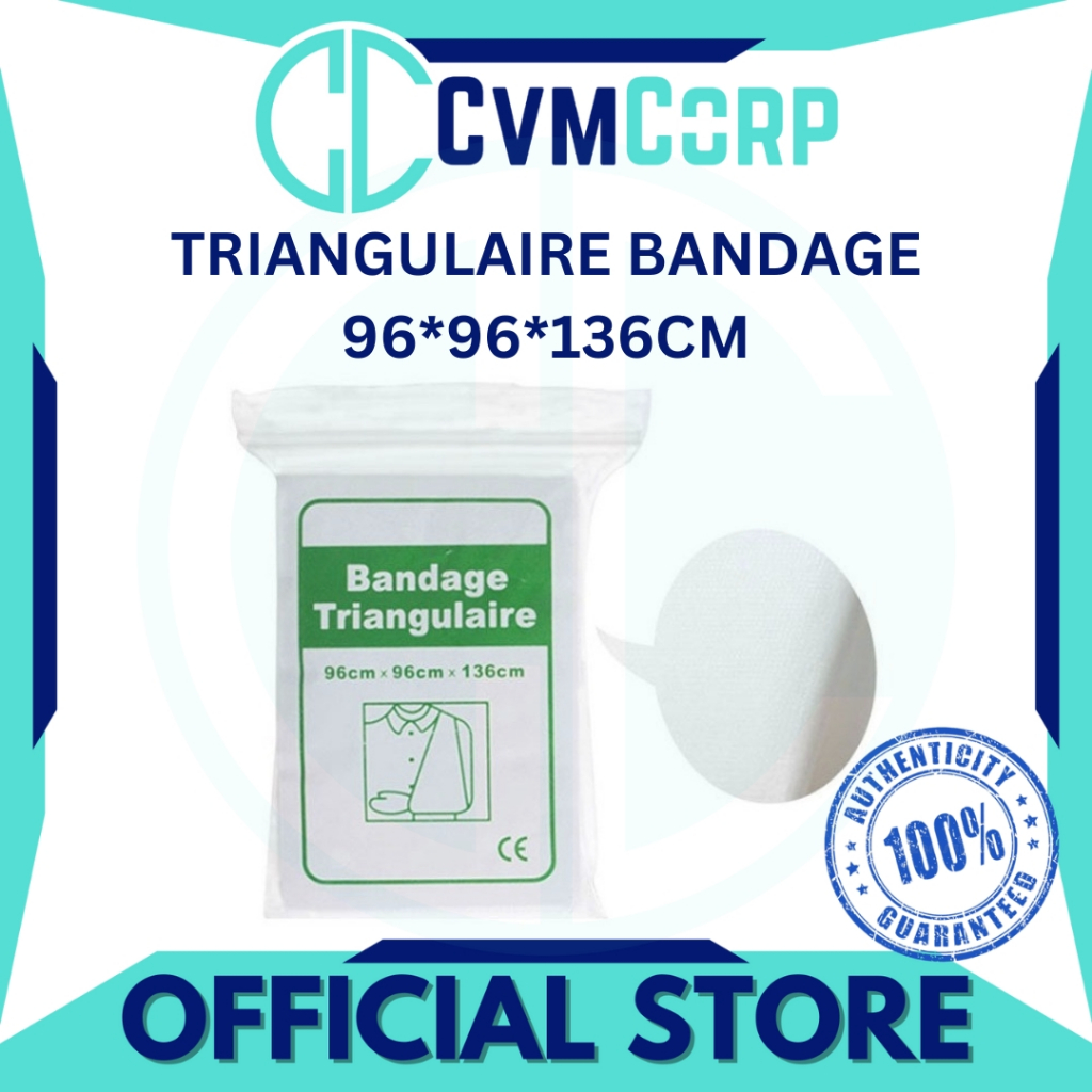 CVM-TRIANGULAIRE BANDAGE TRIANGULAR NON WOVEN FIRST AID EMERGENCY ...