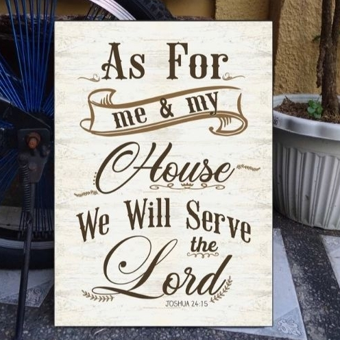 Wall Decor Home Decor Wood Sign Bible Verse Rustic Vintage Wood Sign ...