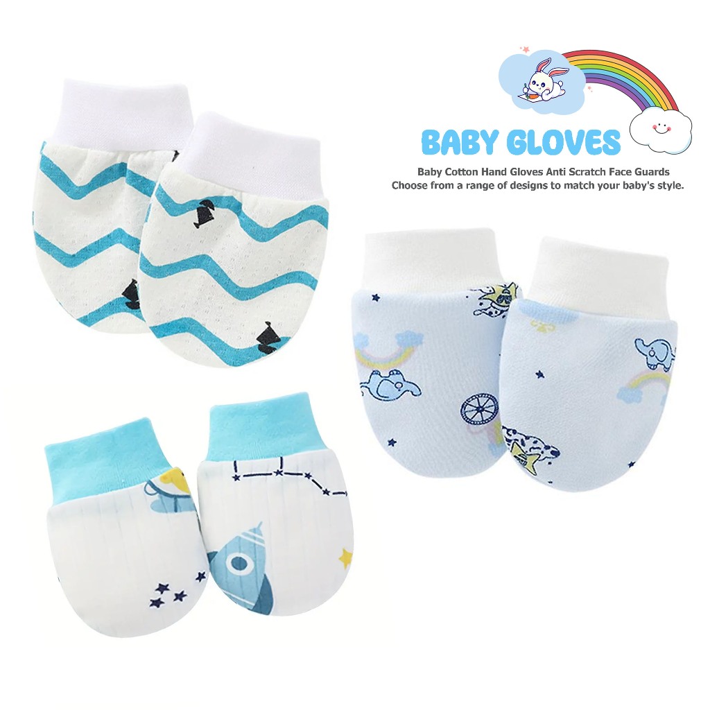Baby Gloves Newborn Gloves Baby Cotton Hand Gloves Infant Gloves Mittens  Anti Scratch Face Guards