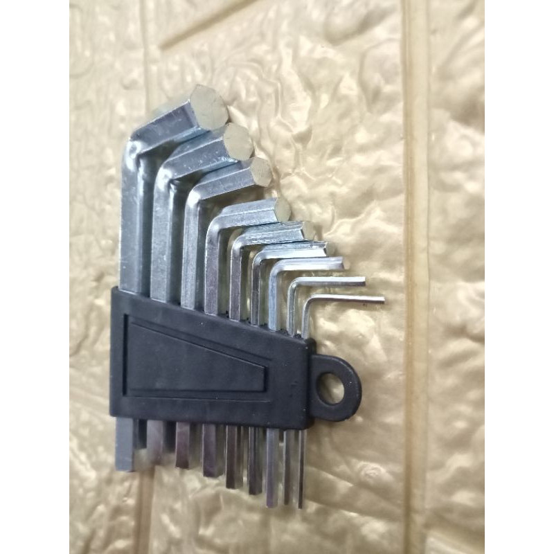 9pcs Allen Hex Key Silver 1.5-10mm | Shopee Philippines