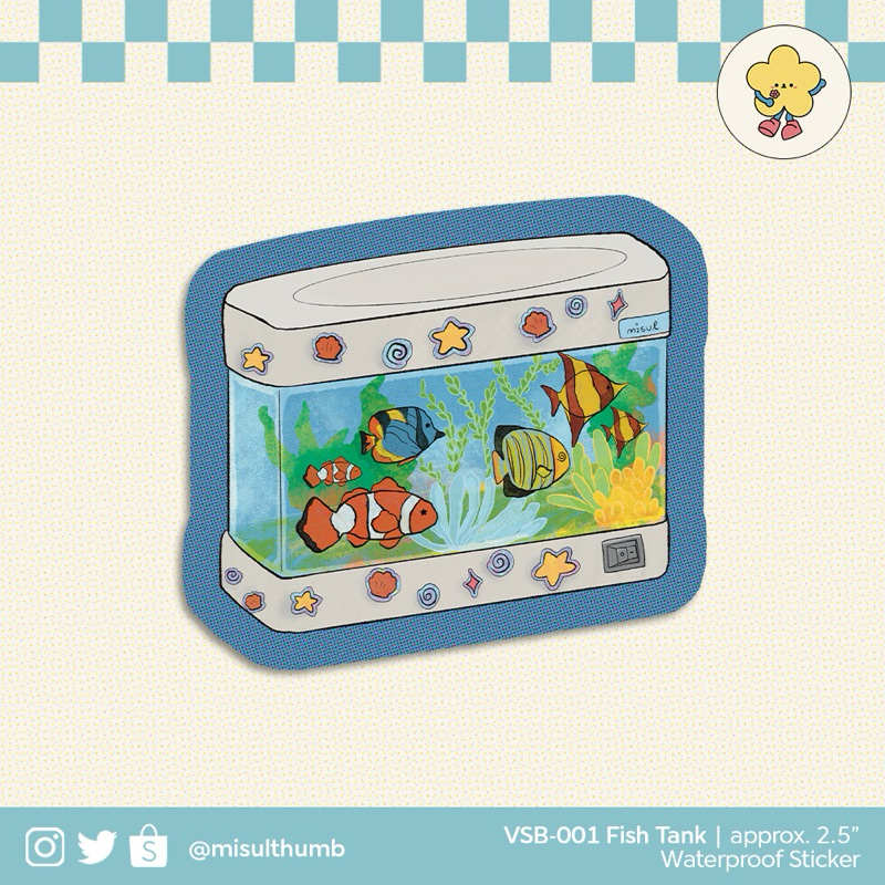 Fish Tank Waterproof Sticker | VSB-001 misulthumb | Shopee Philippines