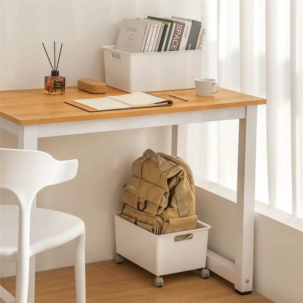 Classy Luxe Storage Rack School Bag Storage Box Movable Office Desk ...