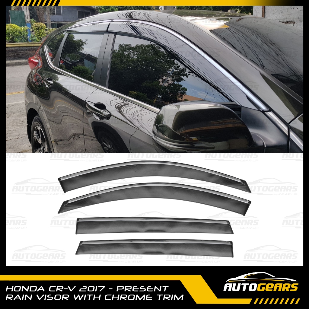Fits 07-11 Honda CRV Window Visors Rain Sun Guard Vent 4Pc Set