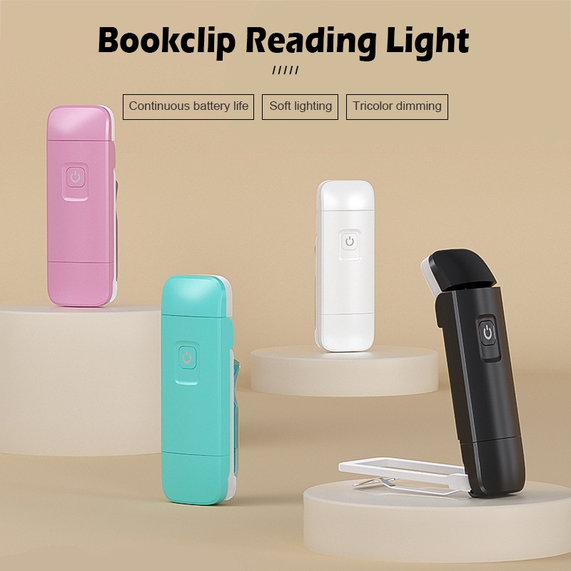 USB Book Holder Light Button Controlled Reading Light Portable ...