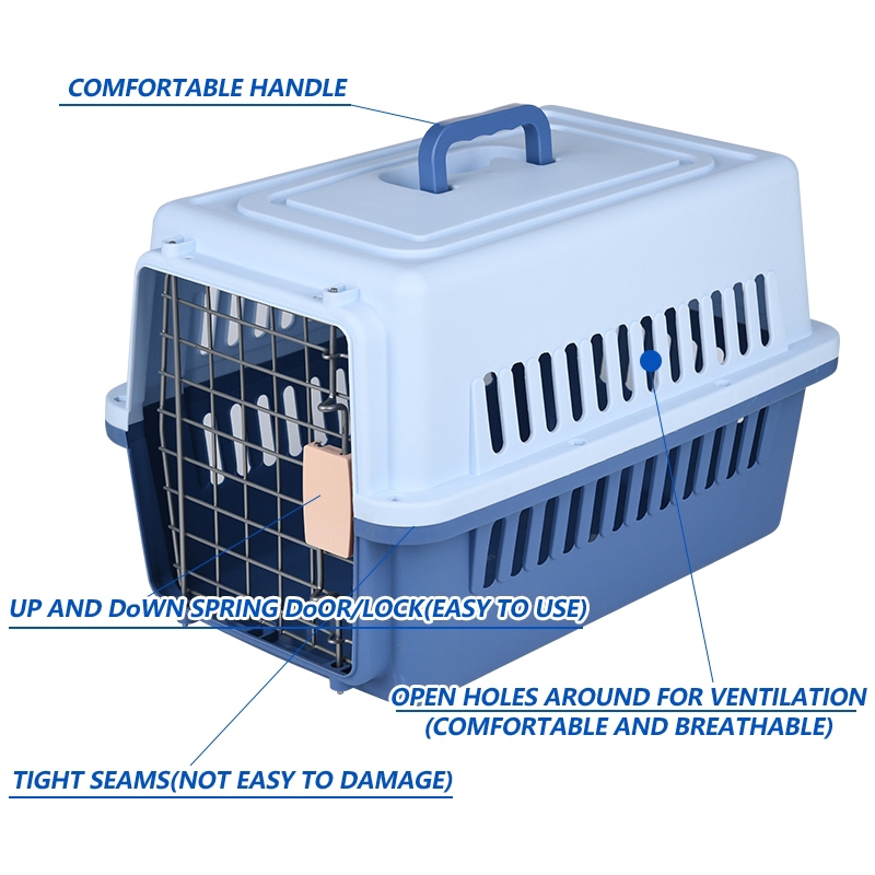 Portable Cat Trip Cage Small Dog Carrier Outdoor Pet Travel Consignment ...