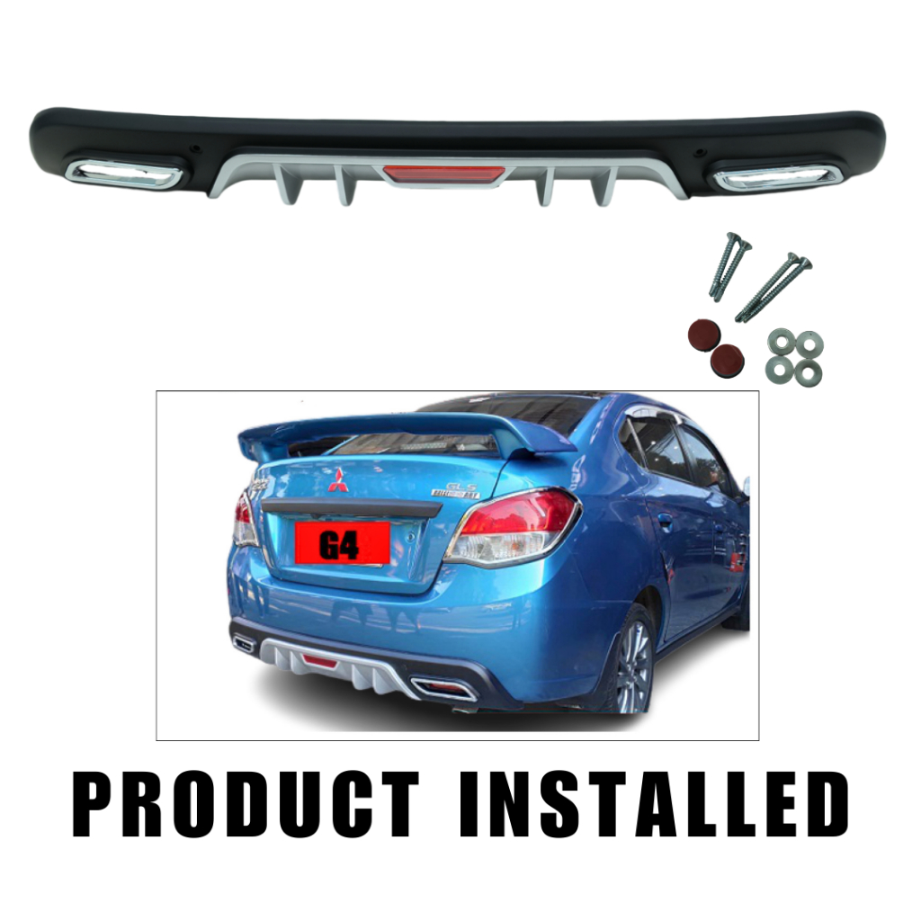 CAOS 2014 2015 2016 2017 2018 MITSUBISHI MIRAGE G4 CAR REAR BUMPER ...