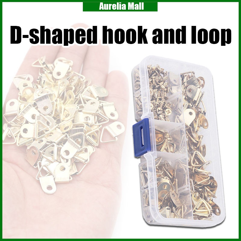 100pcs D Rings Frames For Picture Oil Painting Mirror | Shopee Philippines