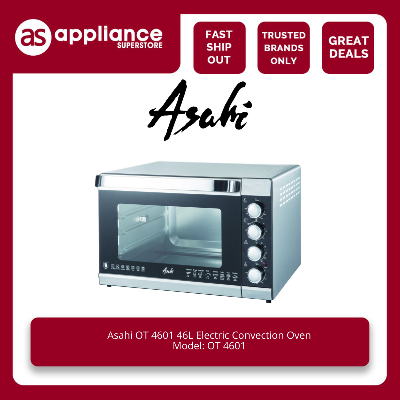 Asahi OT4601 46L Electric Convection Oven Shopee Philippines