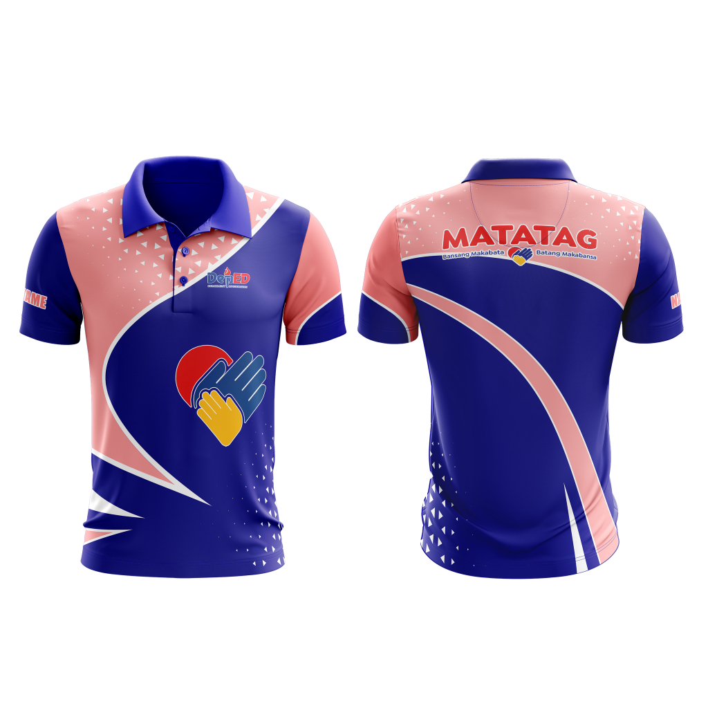 Alternative Uniform for Teaching 100 cotton Polo Shirts MATATAG SHIRTS High Quality DTF Print