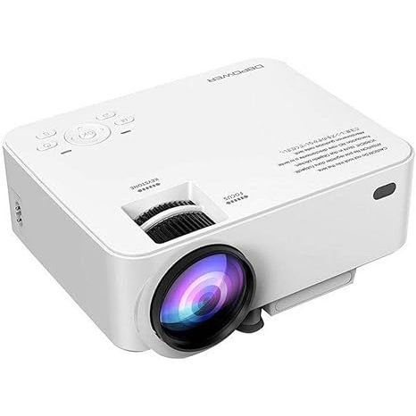 Upgraded DBPOWER T20 LCD Mini Movie Projector+10% Brighter, Multimedia ...