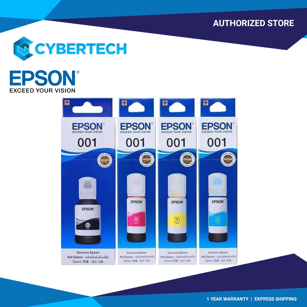 Epson 001 Ink Bottle for L6260 L6160 L6270 L6170 L6290 L6190 L4260 ...