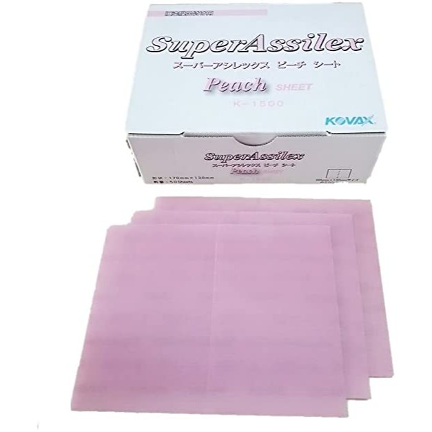 KOVAX Eagle Abrasives Super Assilex sheet Peach 1500 Grit 1912505 50