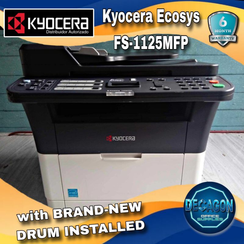KYOCERA ECOSYS FS-1125MFP LASER PRINTER PRINT SCAN COPY and FAX ...