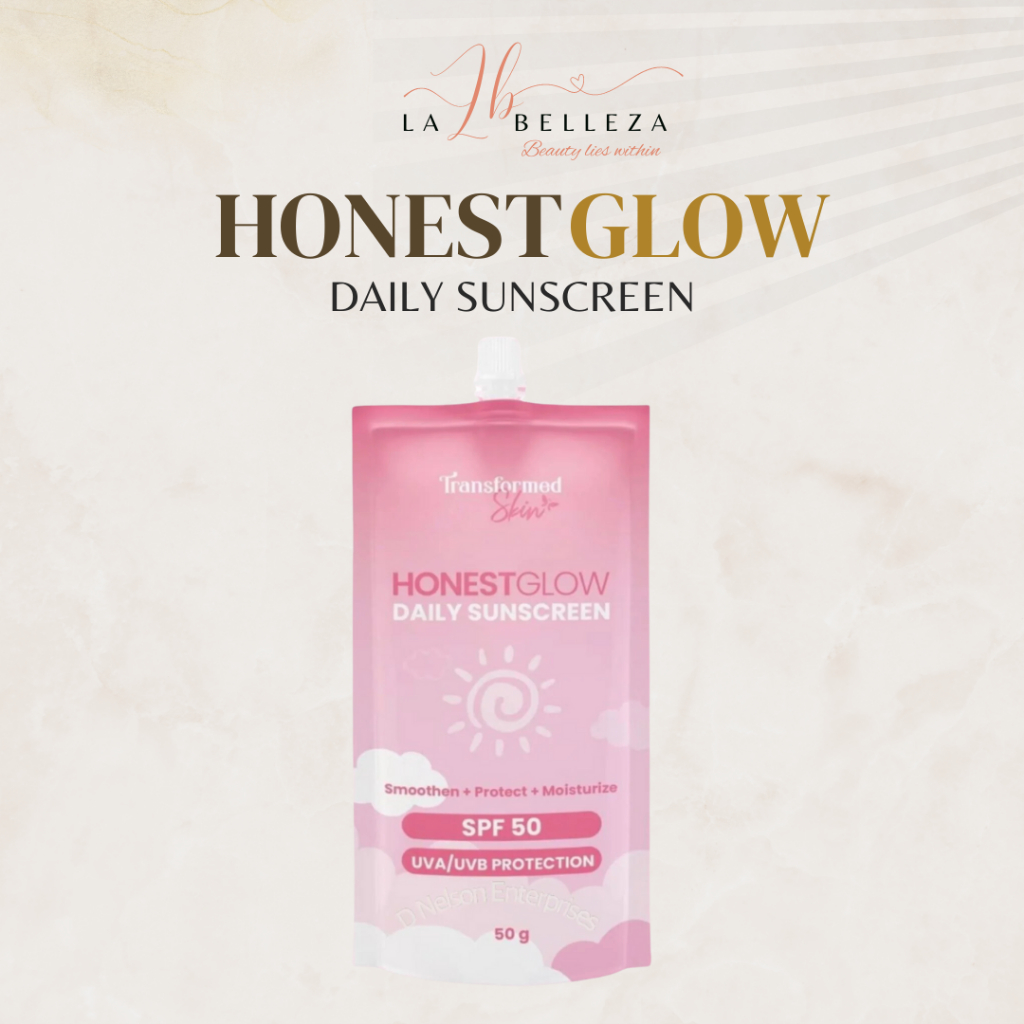 Honest Glow Daily Sunscreen SPF50 Anti Aging Whitening Sun Protect ...