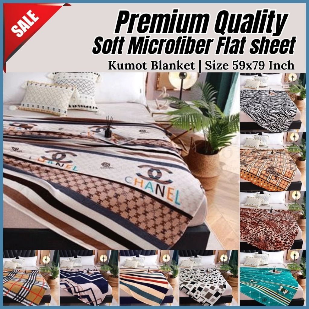K Y Fleece Blanket Super Soft Warm Woolen Blanket Microfiber Flat sheet Kumot Makapal 59x79 Inch Shopee Philippines