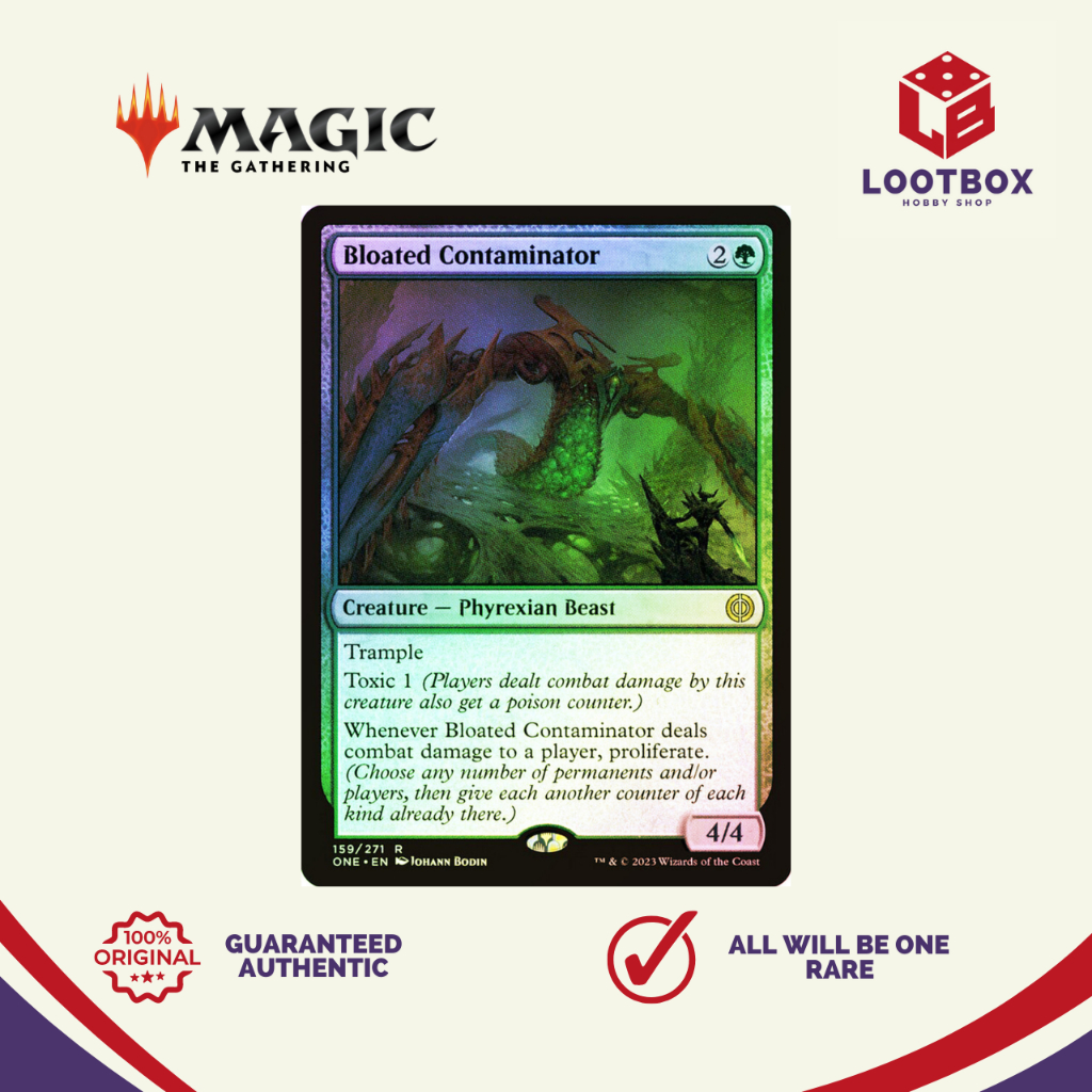 Magic the Gathering: Bloated Contaminator (Rare) - All Will Be One ...