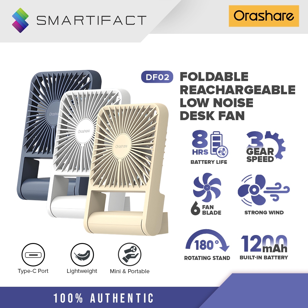 orashare-df02-rechargeable-folding-mini-fan-shopee-philippines