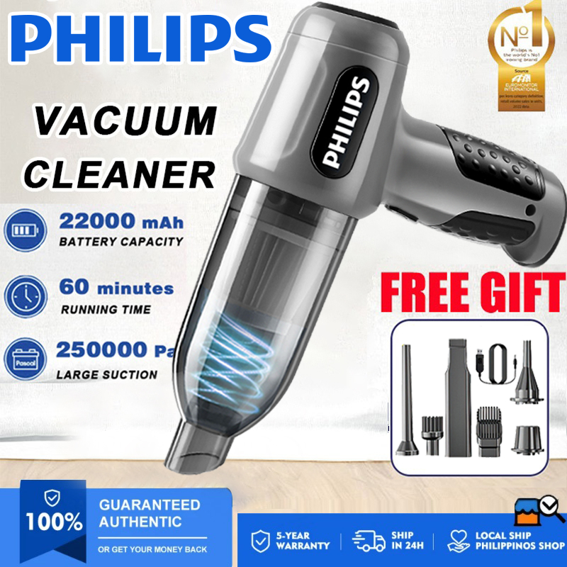 PHILIPS 250000Pa Vacuum Cleaner Cordless Wireless Ultra Quiet Strong ...