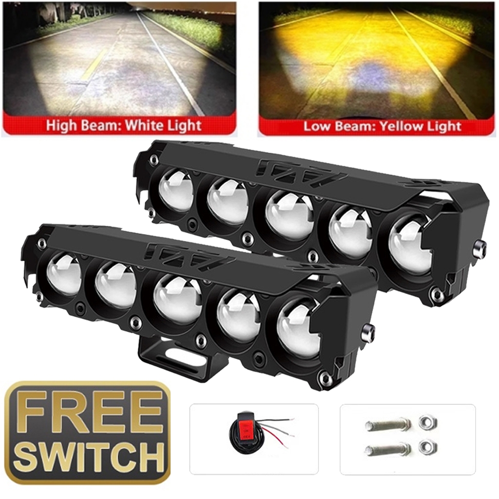 2PCS 40W Super Bright Mini Driving Light Set Led Lights Motorcycle ...