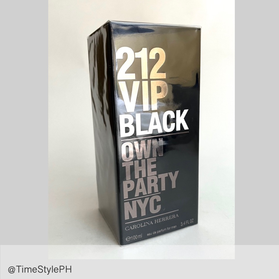 212 VIP Black Own the Party NYC by Carolina Herrera 100ml EDP Authentic ...