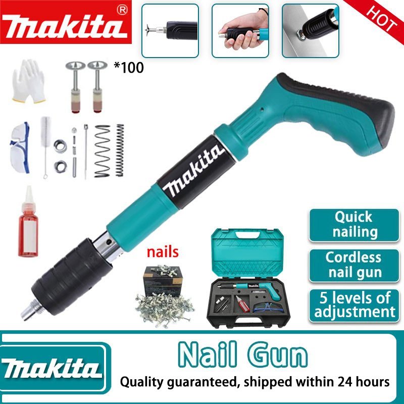 Makita Nail Gun Manual Steel Nails Gun For Concrete Rivet Tool Steel Rivet Gun Nail Punch Gun