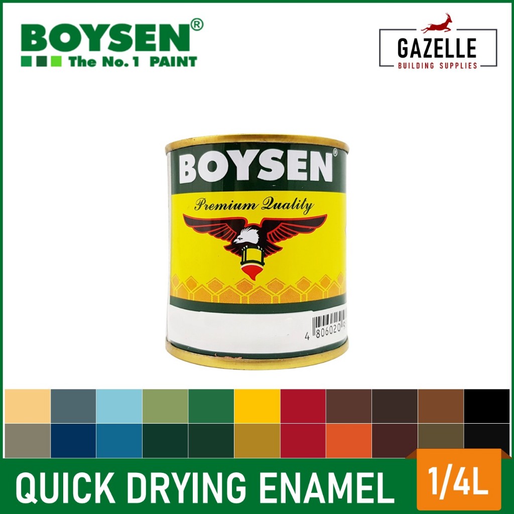 Boysen Quick Dry Drying Enamel Paint 1/4l For Wood Metal Surfaces ...