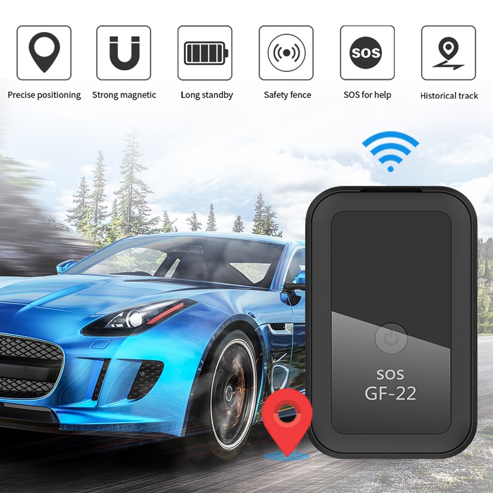 New GF22 GPS Tracker Device Real Time Car Tracker Voice Control Mini