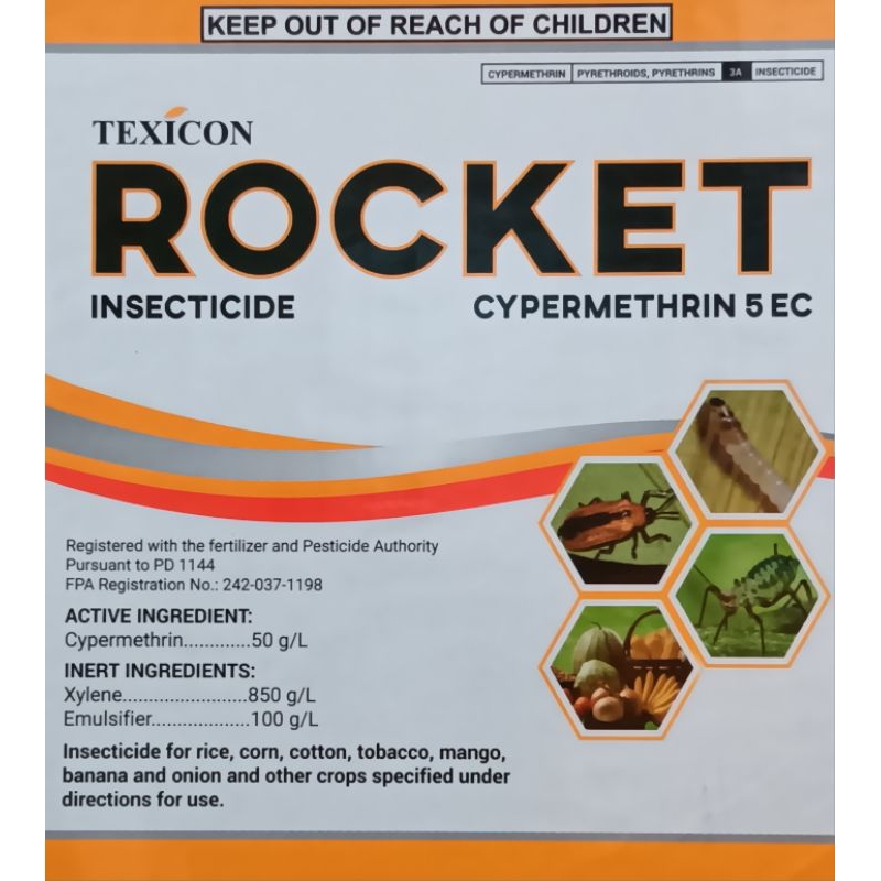 Rocket Cypermethrin 5 EC Insecticide ( 1 Liter ) | Shopee Philippines