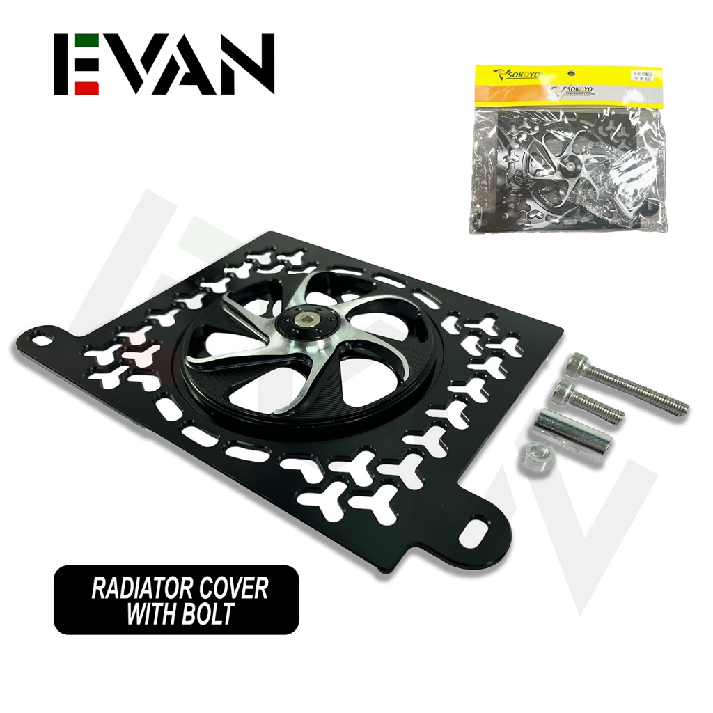 EVAN.PH FULL CNC RADIATOR COVER SPINNER FAN FOR AEROX AND NMAX 155 ...