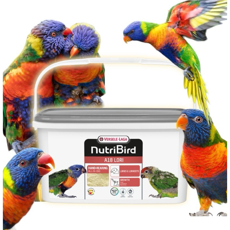 NUTRIBIRD A18 / LORI /LORIKEET HANDFEEDING FORMULA PARROT | Shopee ...