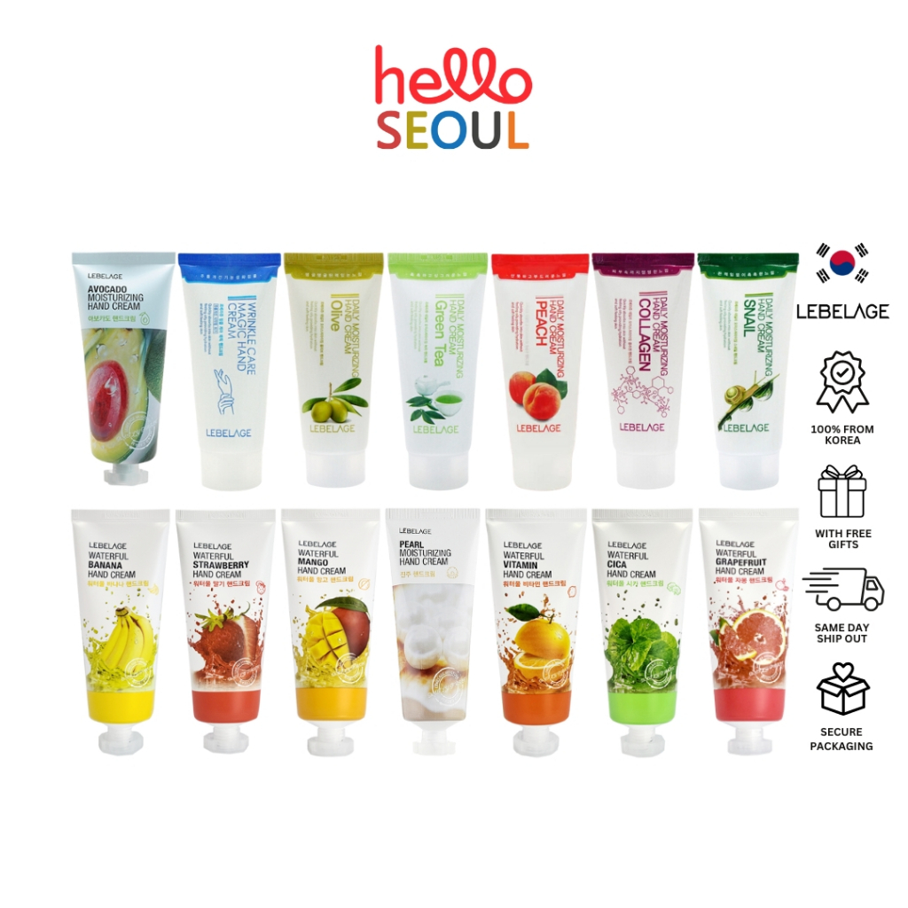 LEBELAGE Moisturizing Hand Cream 100ml (14 options) Shopee Philippines
