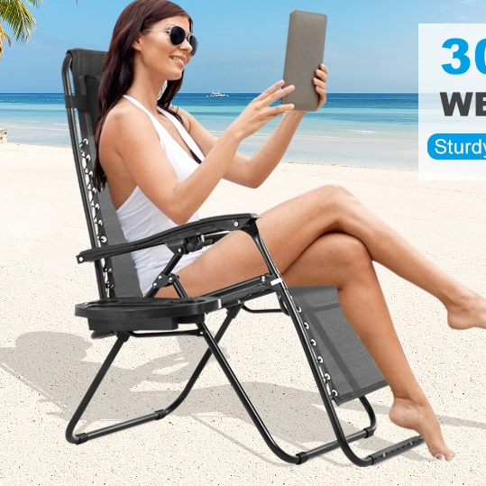 Lounge Chair Folding Relaxing Chair Portable Outdoor Lightweight Lawn Chair for Backyard Garden Shopee Philippines