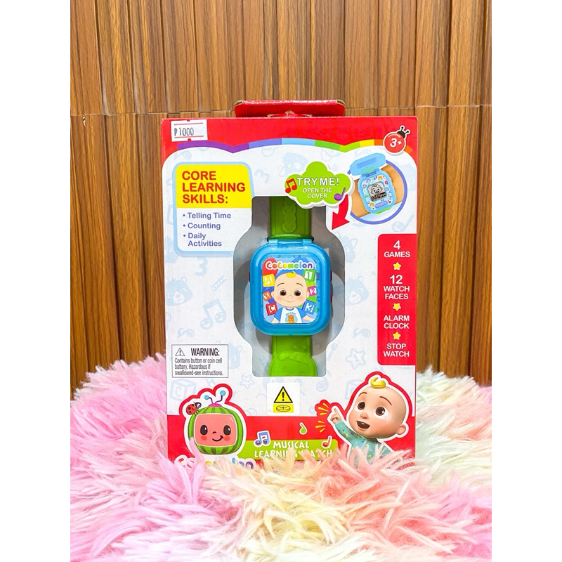 COCOMELON Musical Learning Watch | Shopee Philippines