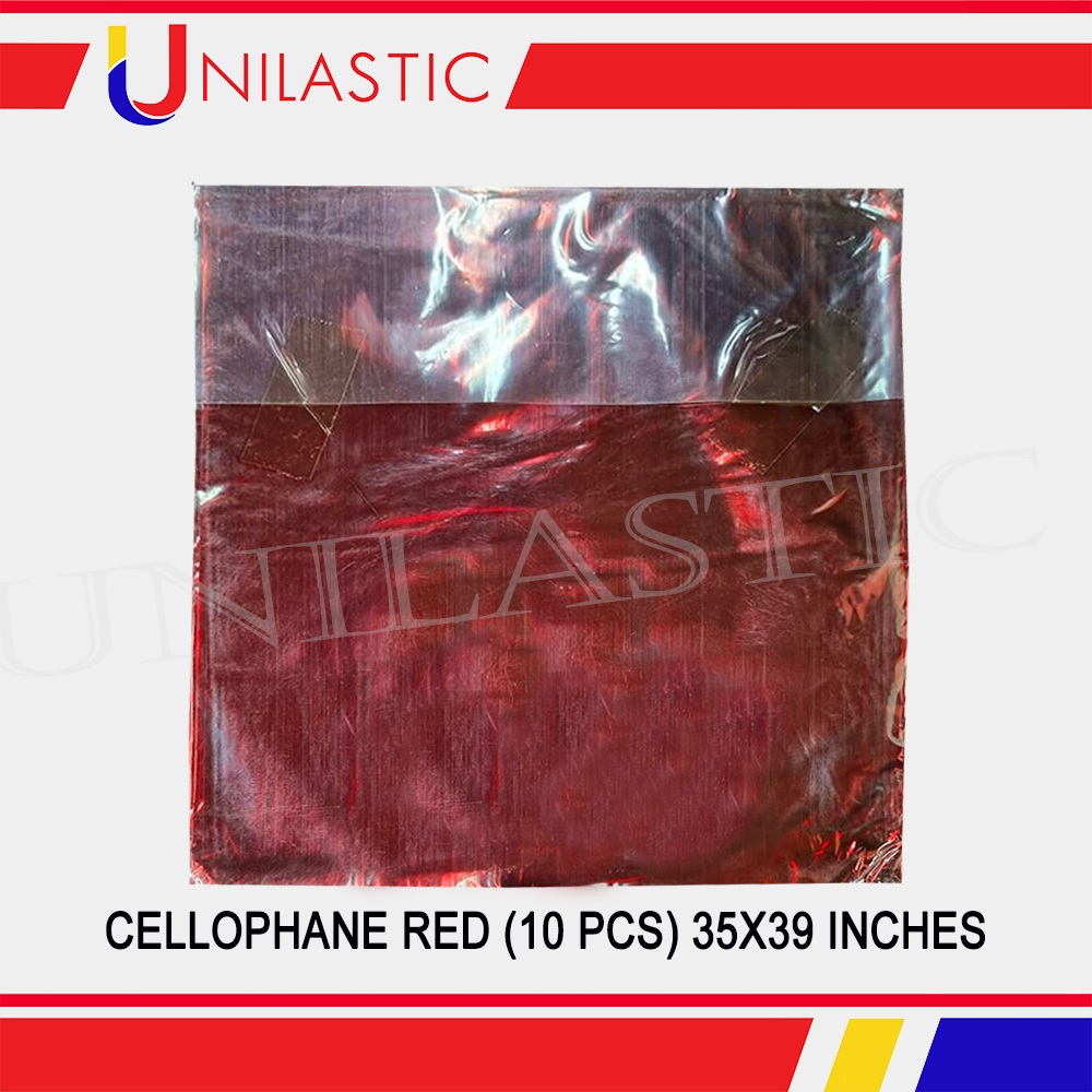 CELLOPHANE (BLUE, GREEN, ORANGE, PINK, RED, YELLOW, TRANS) | Shopee ...