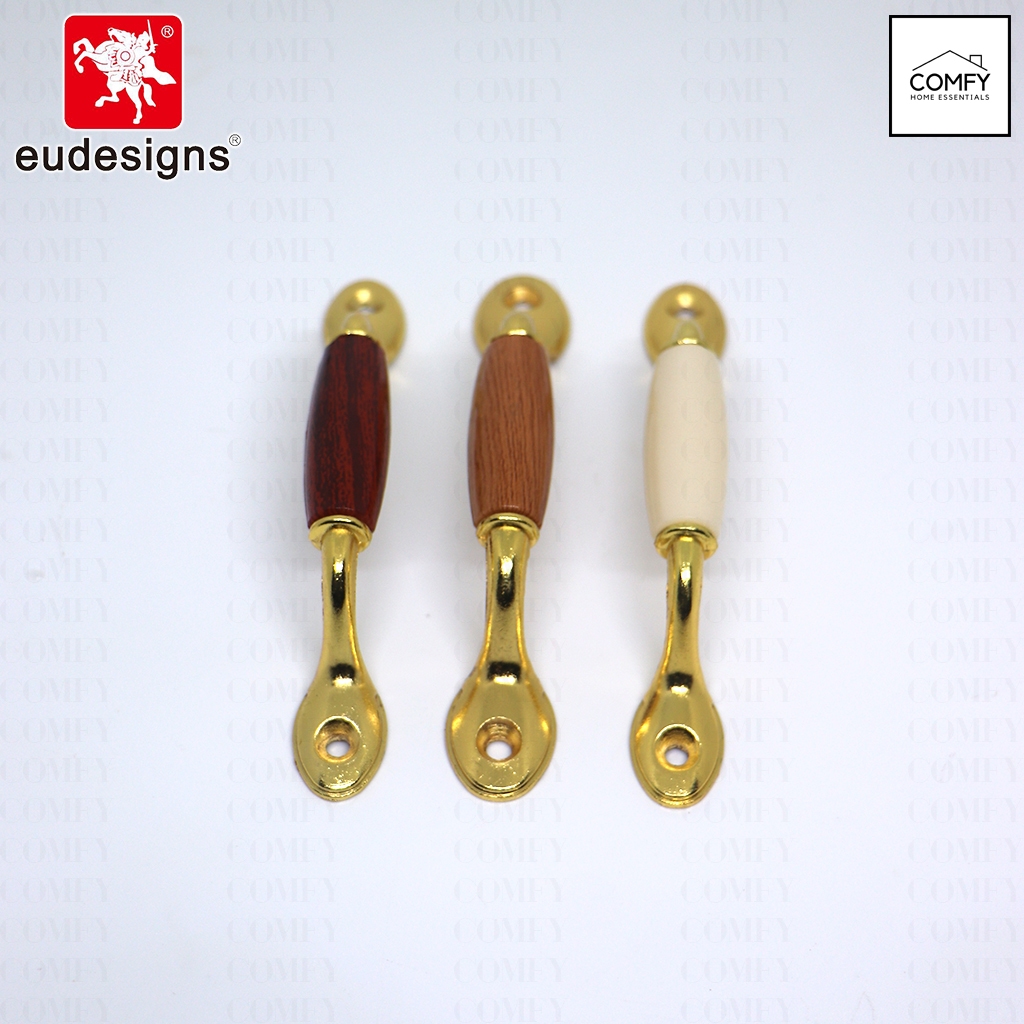 (1PC) Eudesigns Classic Gold Color Cabinet Handle 4 Inch with Screws ...