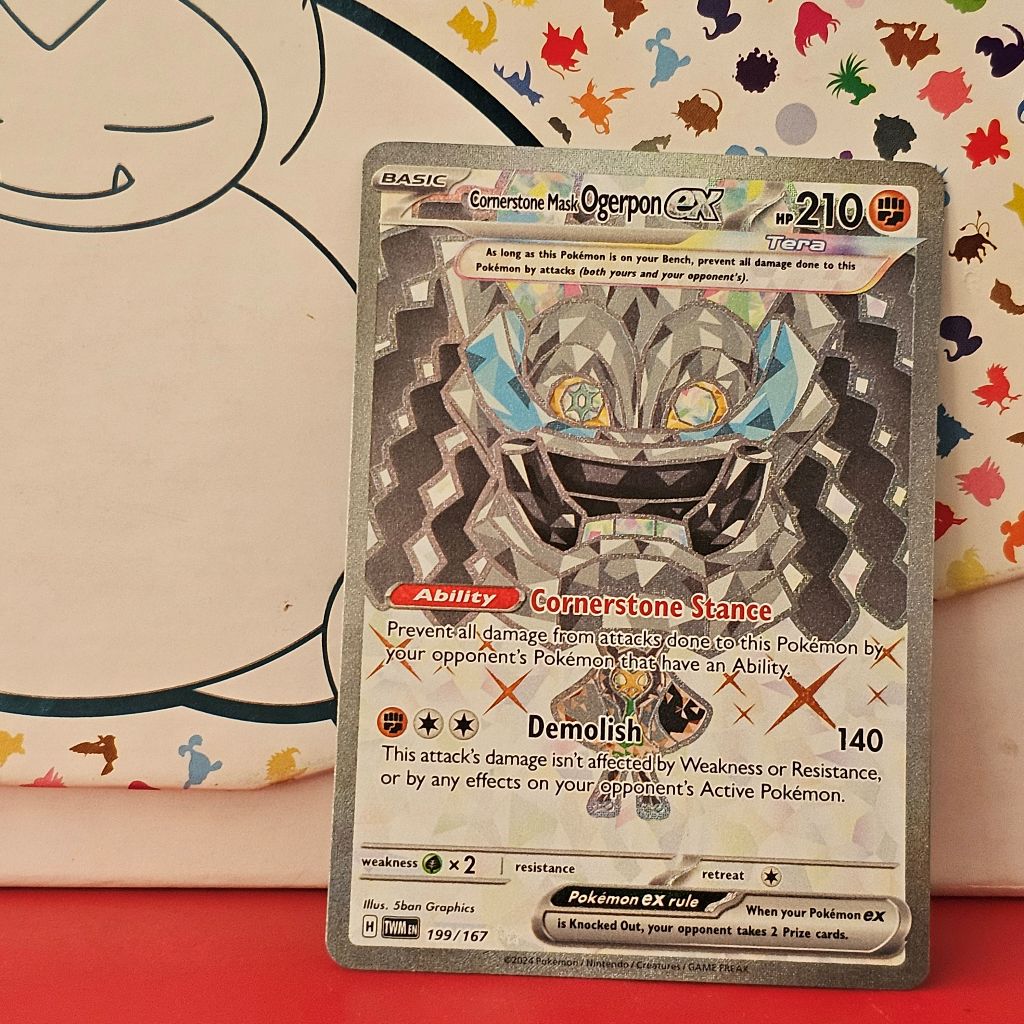 Pokemon TCG | Cornerstone Mask Ogerpon ex - 199/167 | Full Art Secret ...