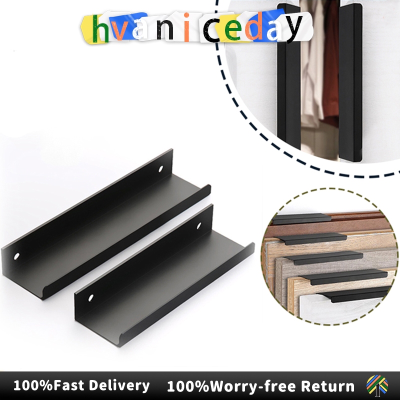 Black Hidden Handles Stainless steel Hidden Finger Pull Handles