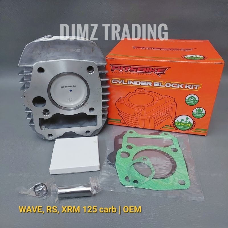WAVE RS XRM 125 carb 68 65 62 60 57 54 52.4 mm CYLINDER BORE KIT Pitsbike Steel Borekit Shopee Philippines