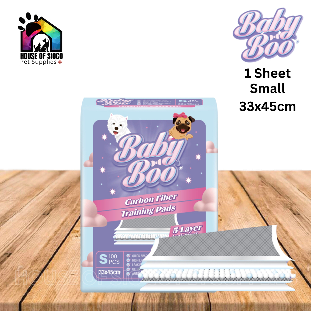 Baby Boo Carbon Fiber Training Pads Per Sheet Shopee Philippines