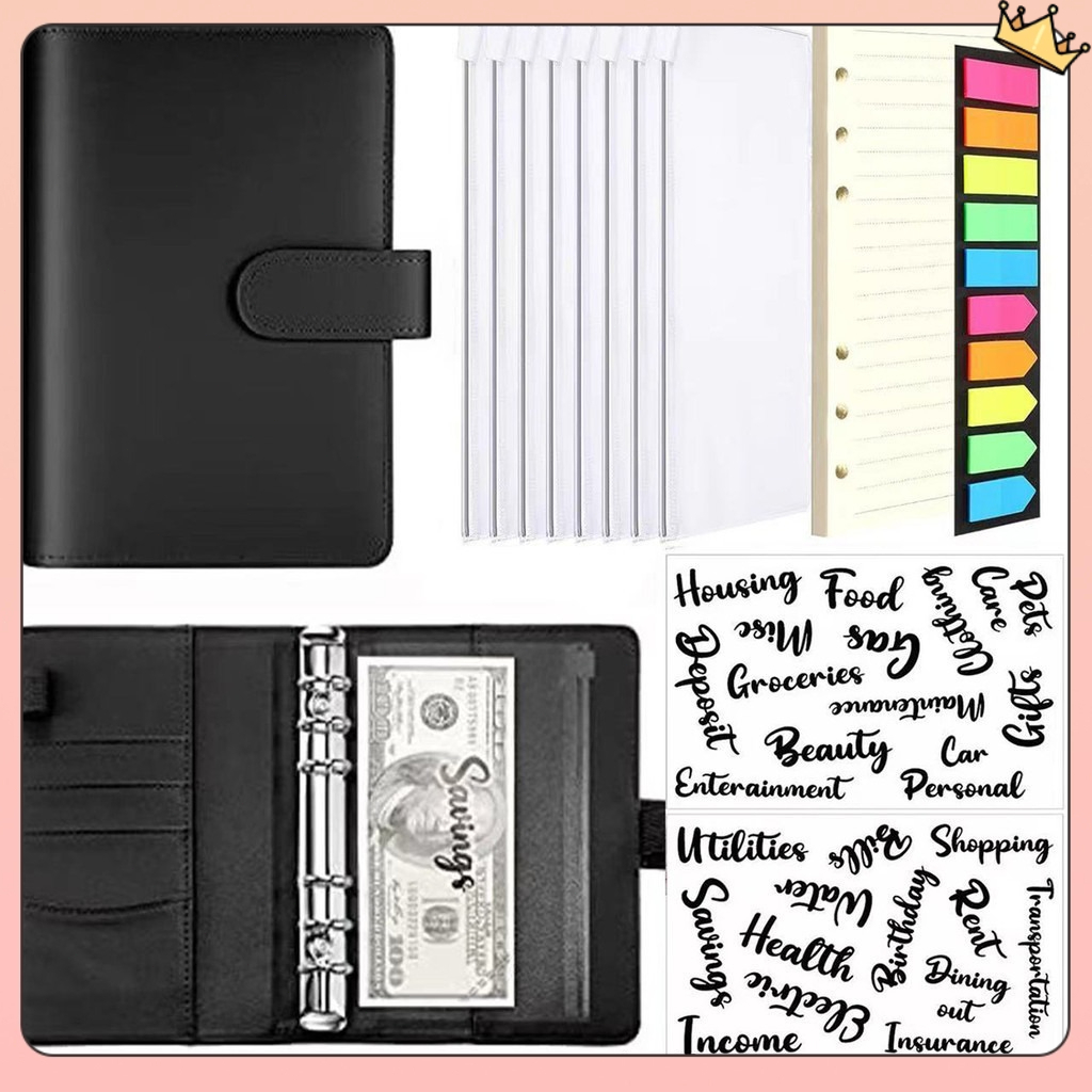 27pcs set A6 Photocard Binder Budget Money Budget Planner School File ...