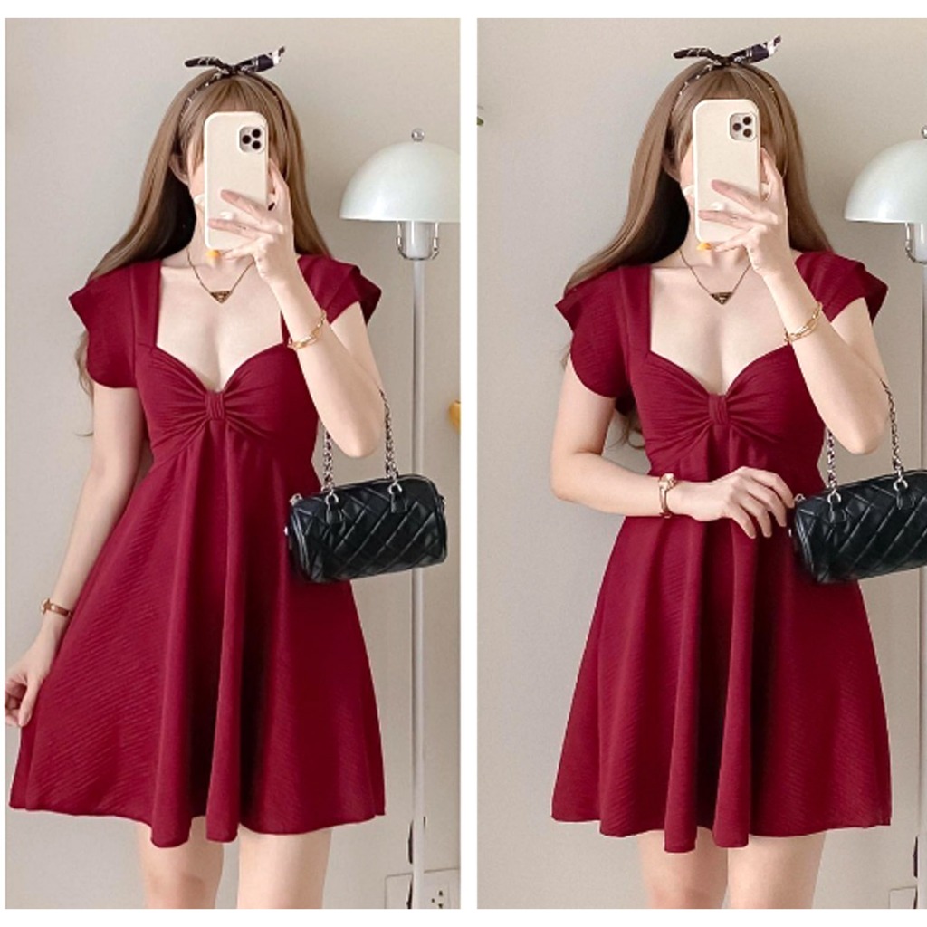 Barbara Dress for Women Casual Korean Style with Ruffle Top Women s Outfit Ideas Shopee Philippines