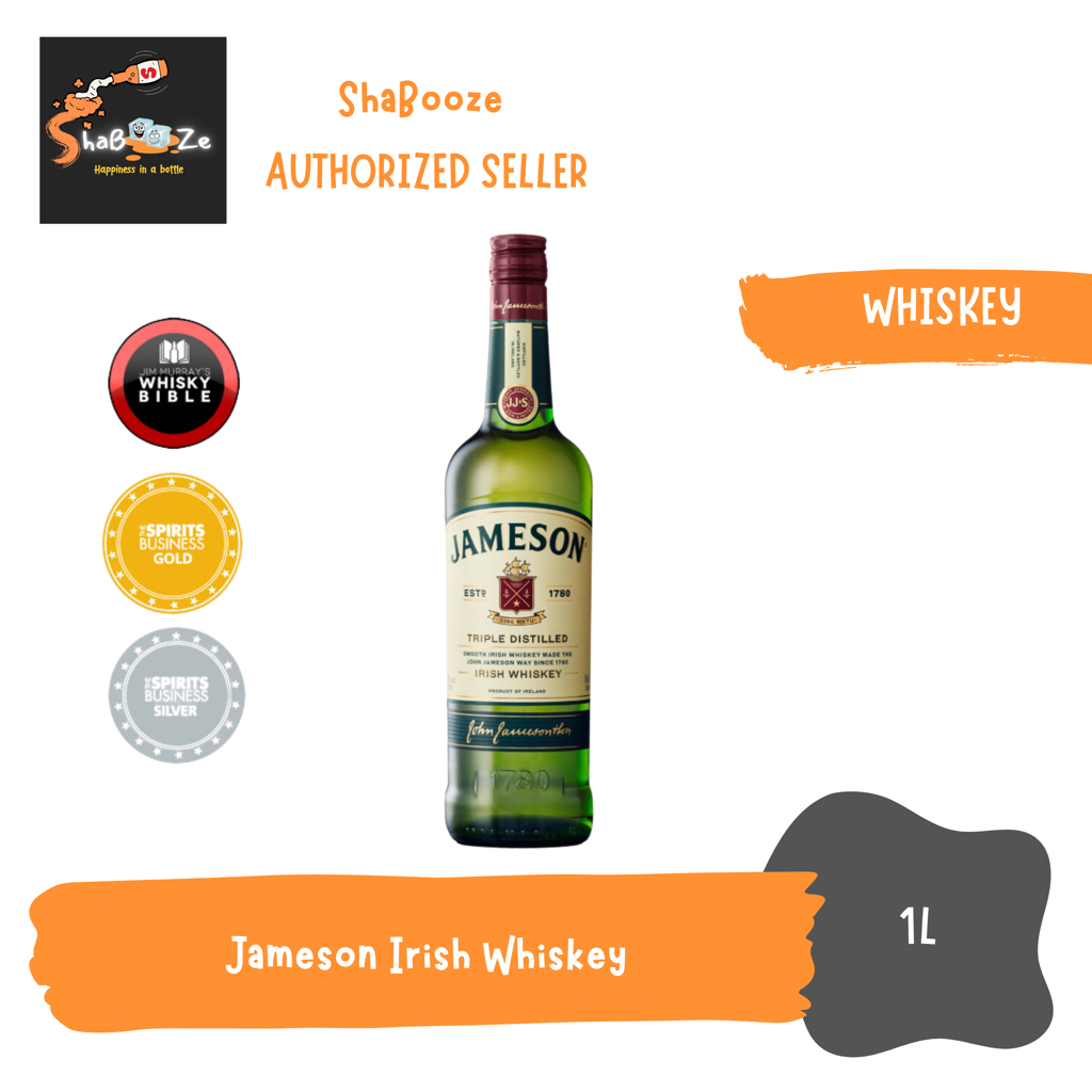 Jameson Irish Whiskey 1L | Shopee Philippines