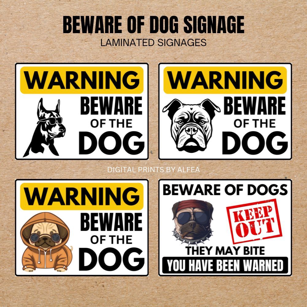 Shop beware of dog sign for Sale on Shopee Philippines