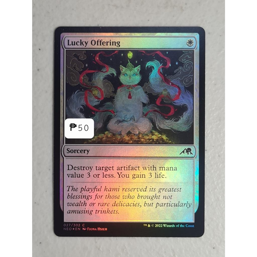 LUCKY OFFERING NEO FOIL MTG MAGIC THE GATEHRING CARDS !! | Shopee ...