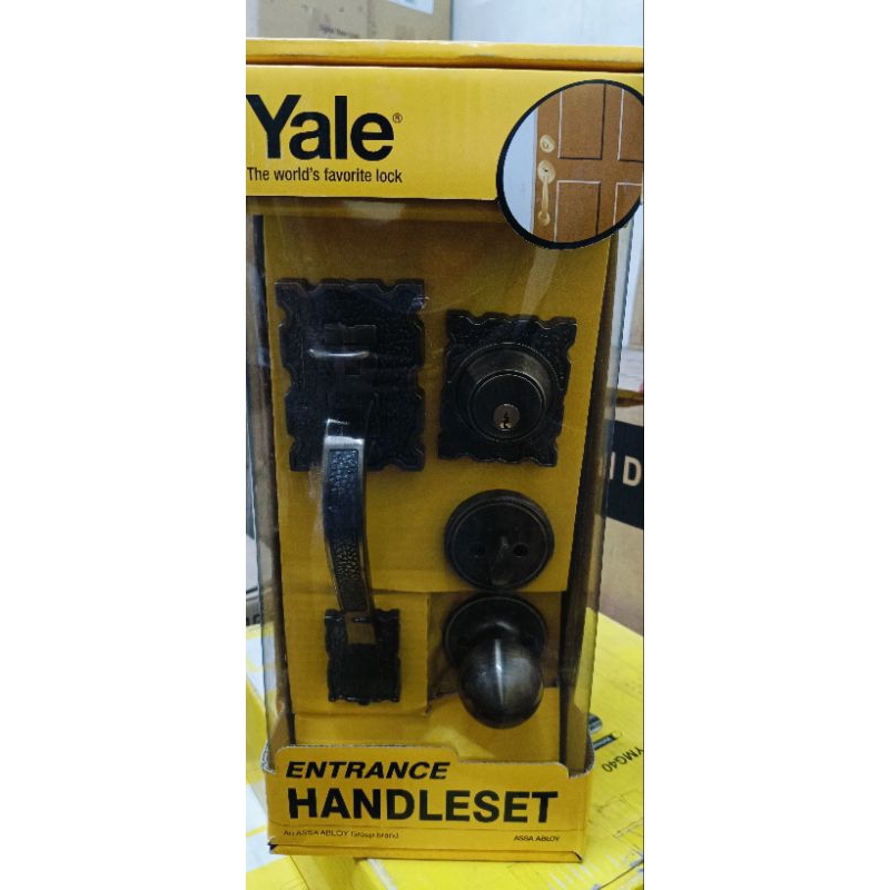 Yale Main Entrance Handle Lockset CB/CA5057 US5 ( Antique Finish ...