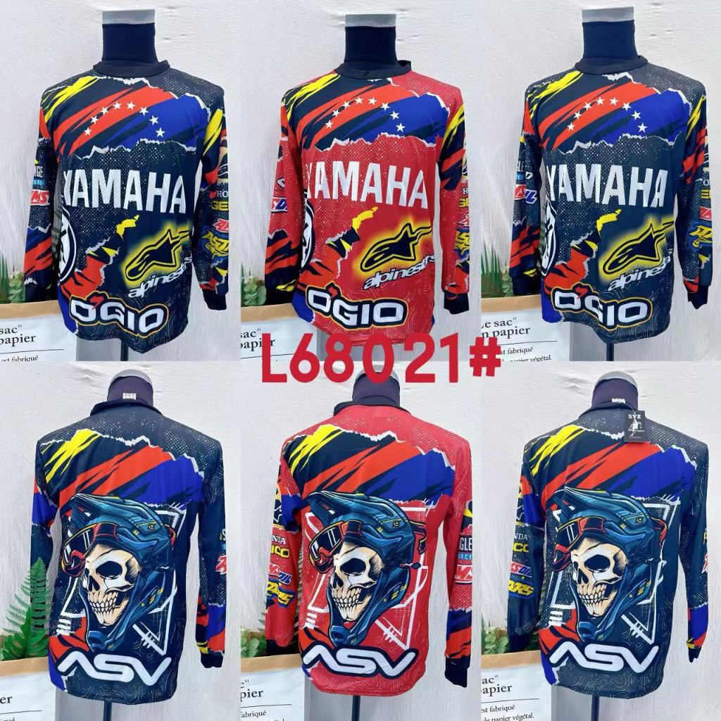 MEN'S RACING BIKE RIDE MOTORCYCLE T-SHIRT LONG-SLEEVE JERSEY | Shopee ...