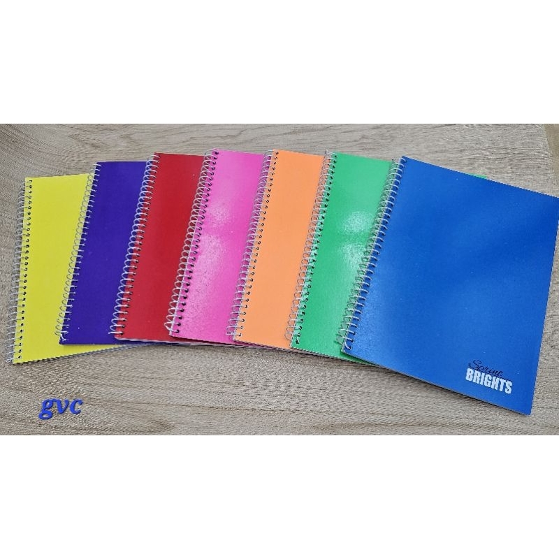 Sprint Brights Spiral Notebook, Plain Color Cover, 80 leaves ( 1 piece ...