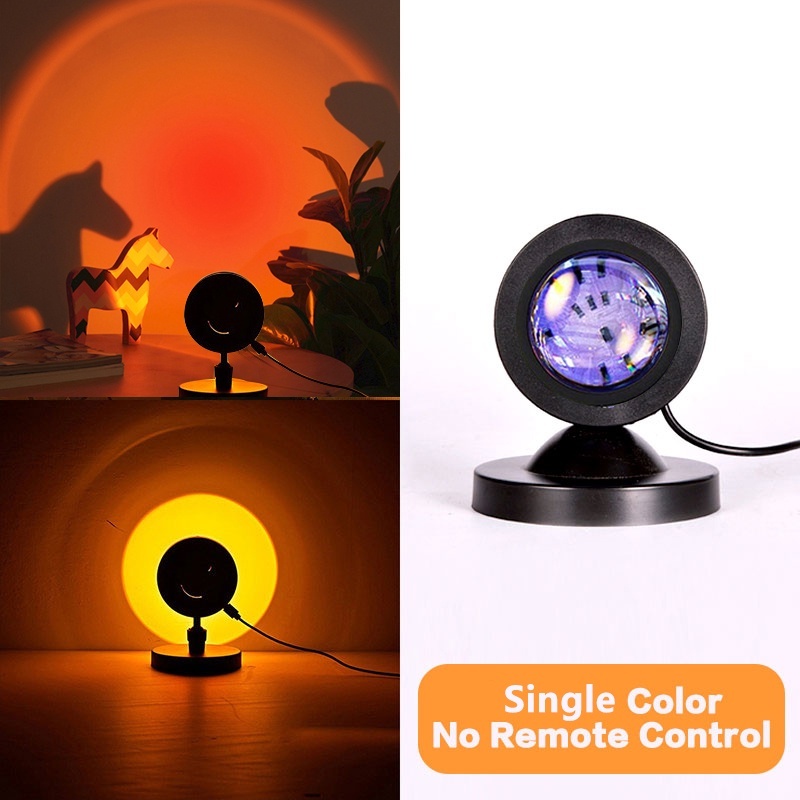 MINI SINGLE SUNSET SUN LAMP WITH REMOTE SUN LAMP W 8 FILM SUNSET LAMP LED LIGHTS Shopee Philippines