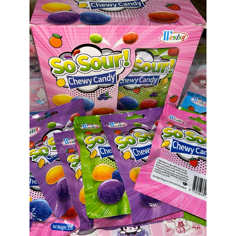 SO SOUR CHEWY CANDY 30 pieces | Shopee Philippines